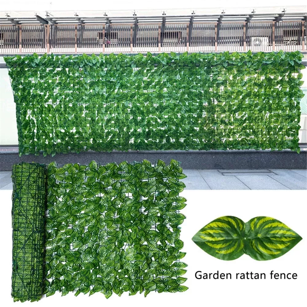 Artificial and Faux Ivy Fence Screen for Indoor and Outdoor Garden Decoration