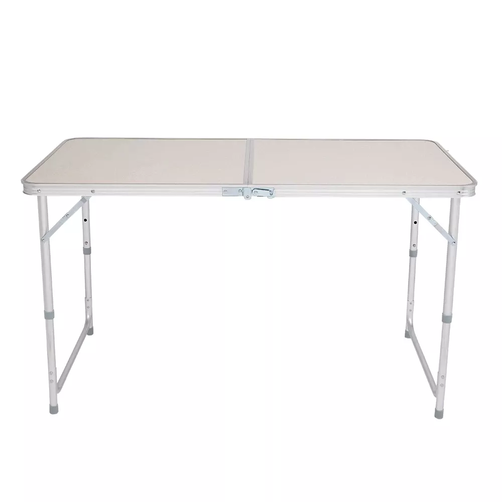 Adjustable Portable Foldable Camping Aluminum Table with Carrying Handle For Home Office Garden Party Wedding Beach Picnic