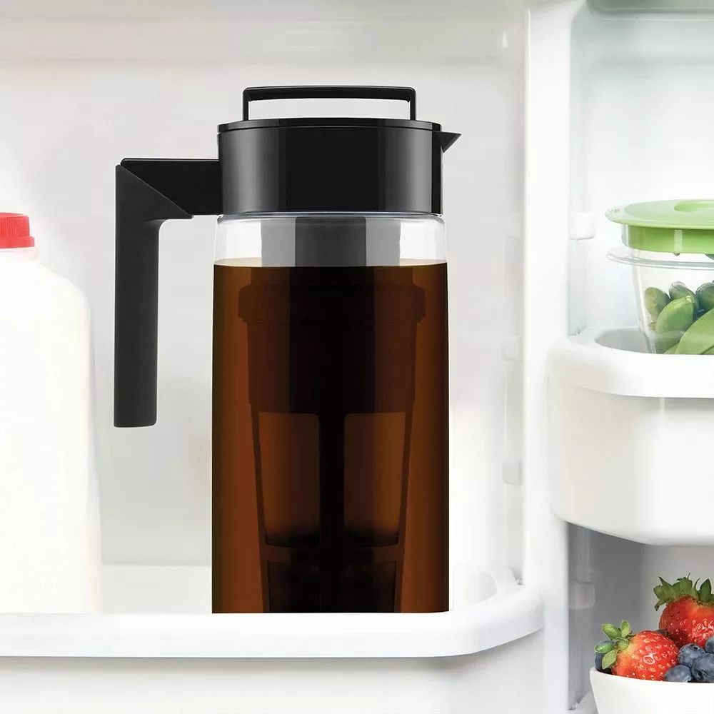 900ML Cold Brew Iced Coffee Maker with Airtight Non-slip Seal Silicone with Handle Coffee Kettle Convenience