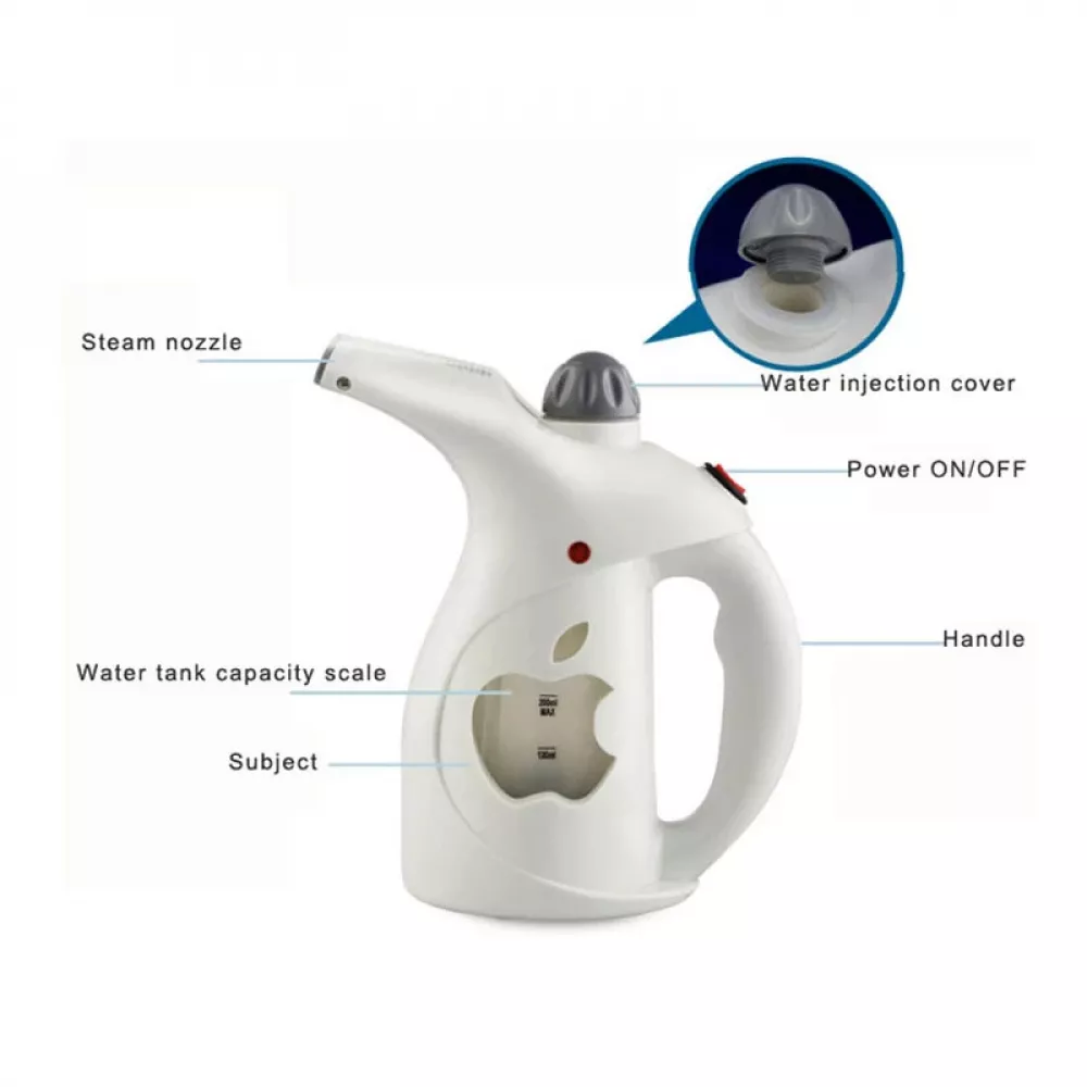200ml portable Handheld household Steam Iron for garment and clothes steamer with arched face