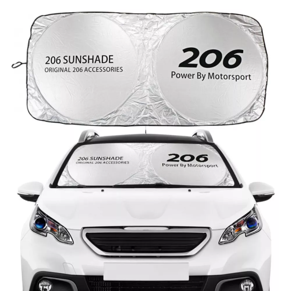 Car Windshield Sunshade for Peugeot from Durable Reflective Polyester