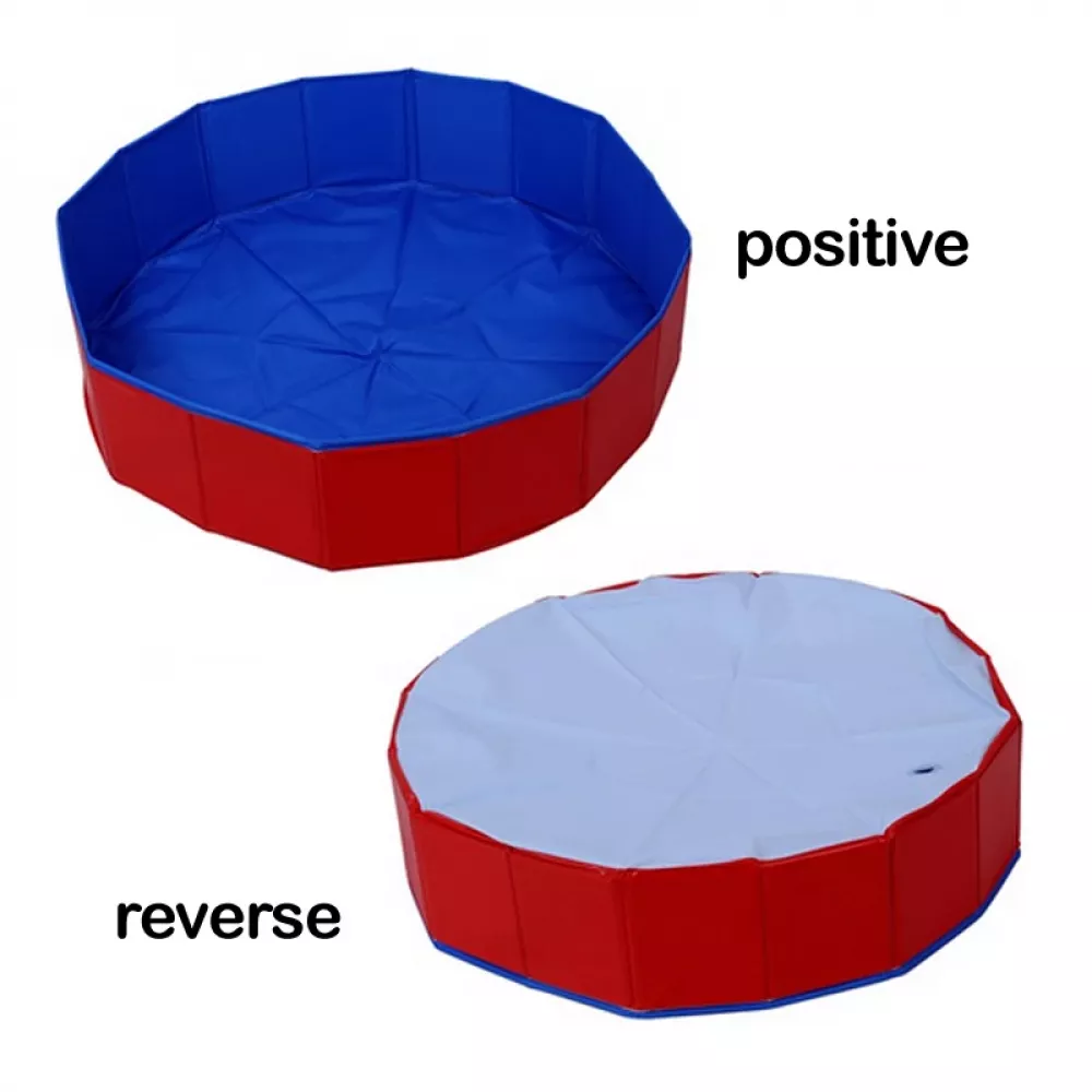 Portable Foldable Pet Swimming Pool For Cats Dogs puppies (30cmX10cm)
