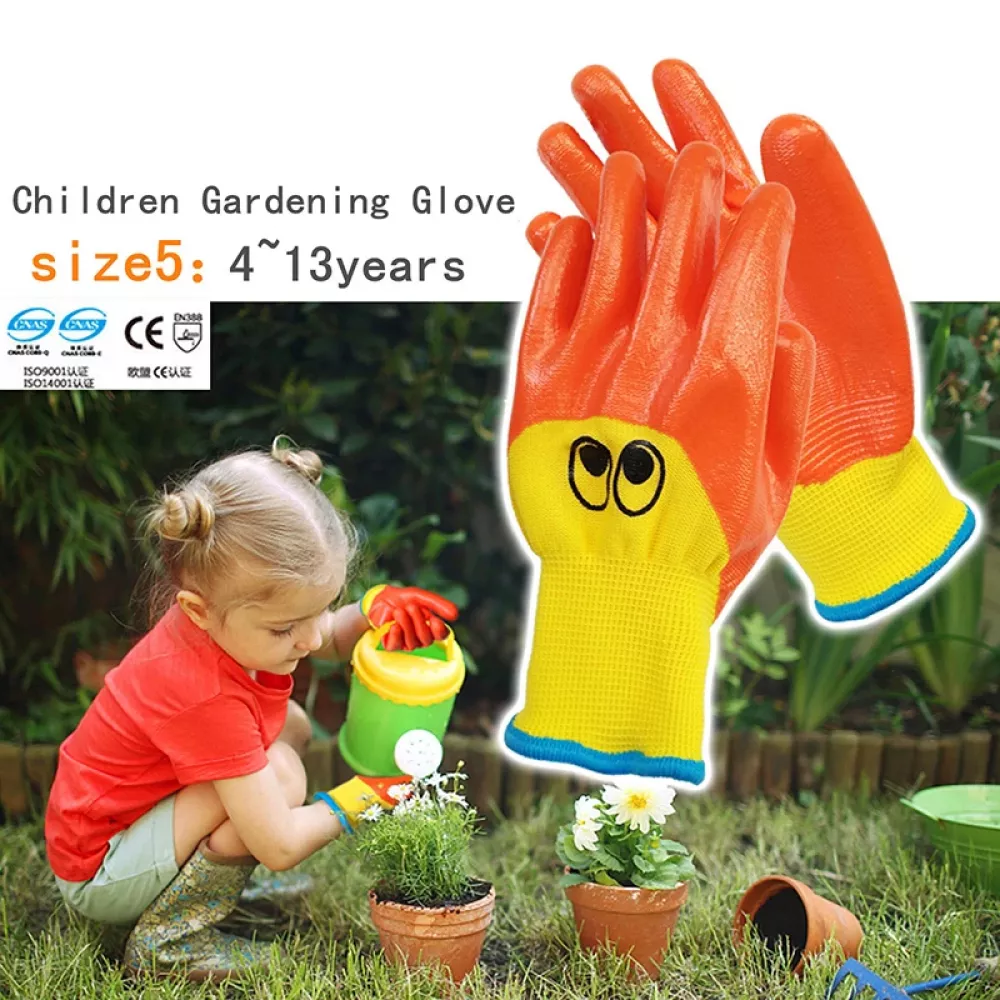 Kids Protective Gardening Gloves Durable Waterproof and Anti Bite Cut