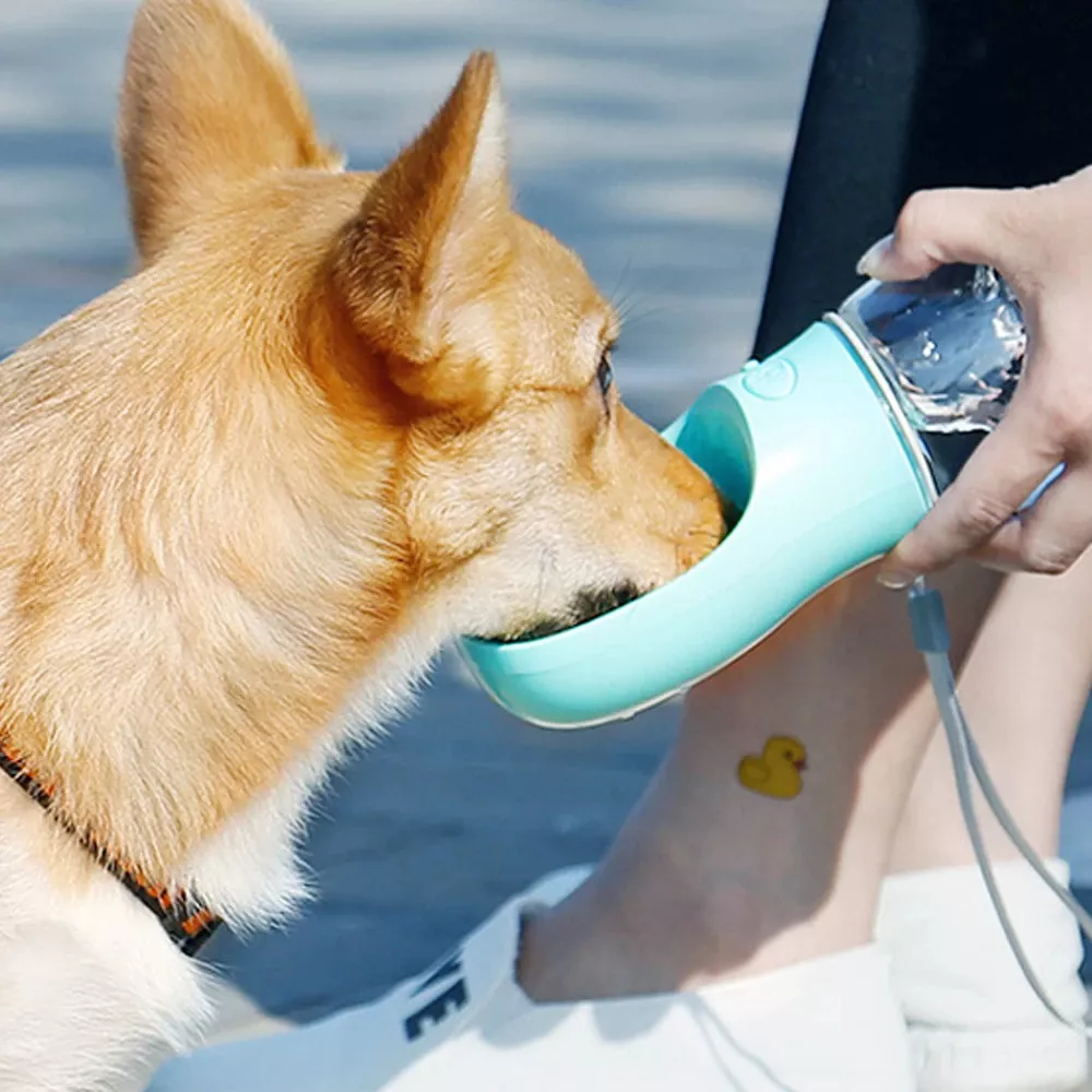 Portable Pet Dog Water Bottle Feeder 350/550ml