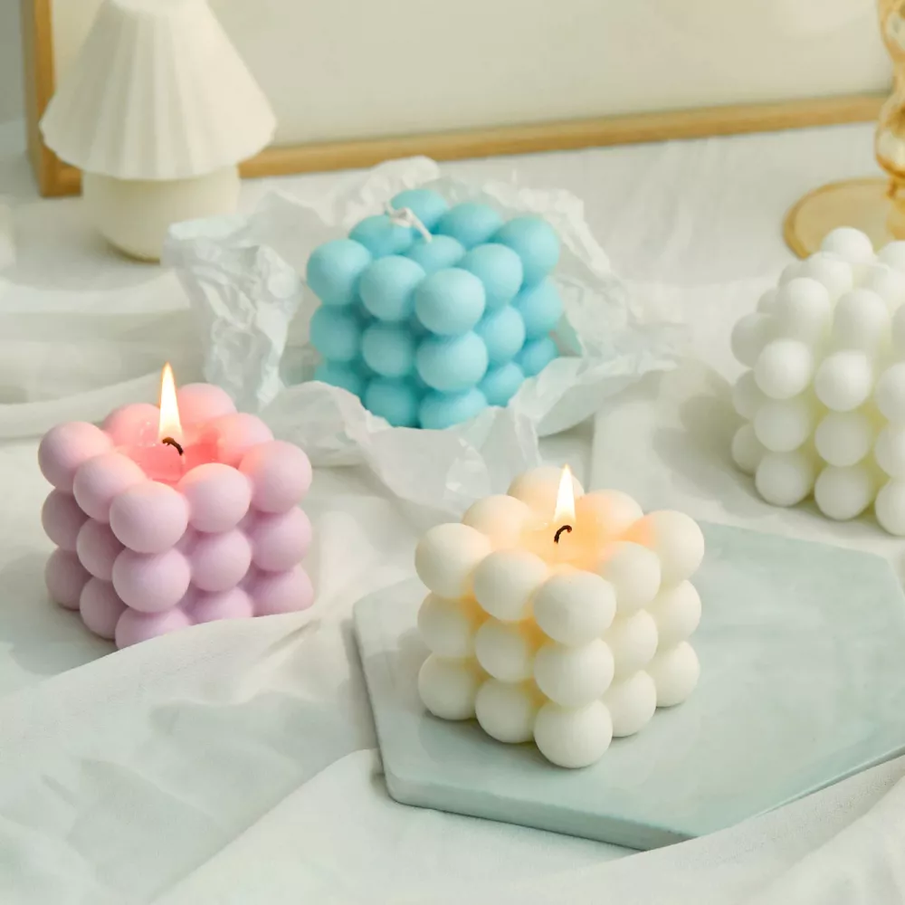 Bubble Cube Candle Aromatherapy Scented