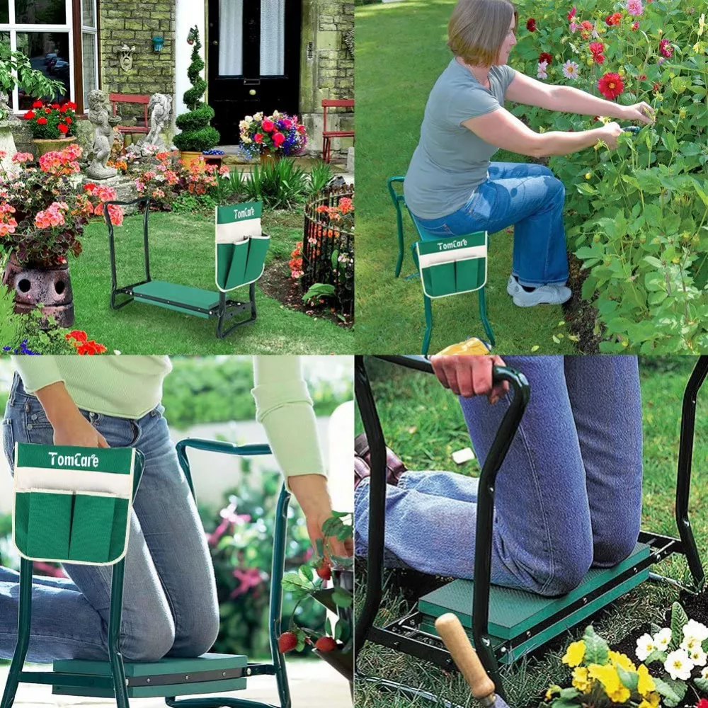 Folding Kneeler and Seat For Multi-Functional For Home and Garden