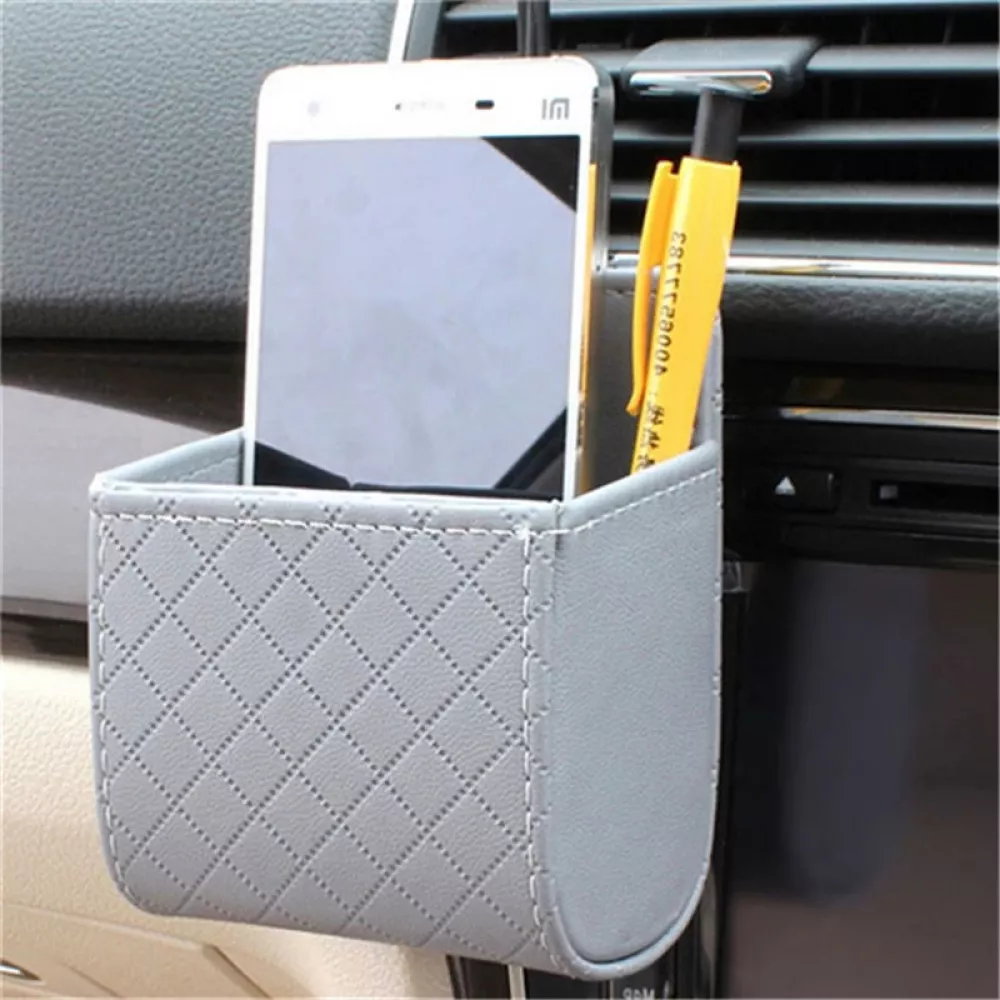 Car Interior Storage Box and Coin Pocket Organizer Holder Pouch Automobile Accessories