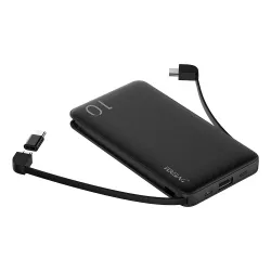 Portable Charger Power Bank 10000mah With Cable 10000mAh USB For iPhone Samsung Xiaomi