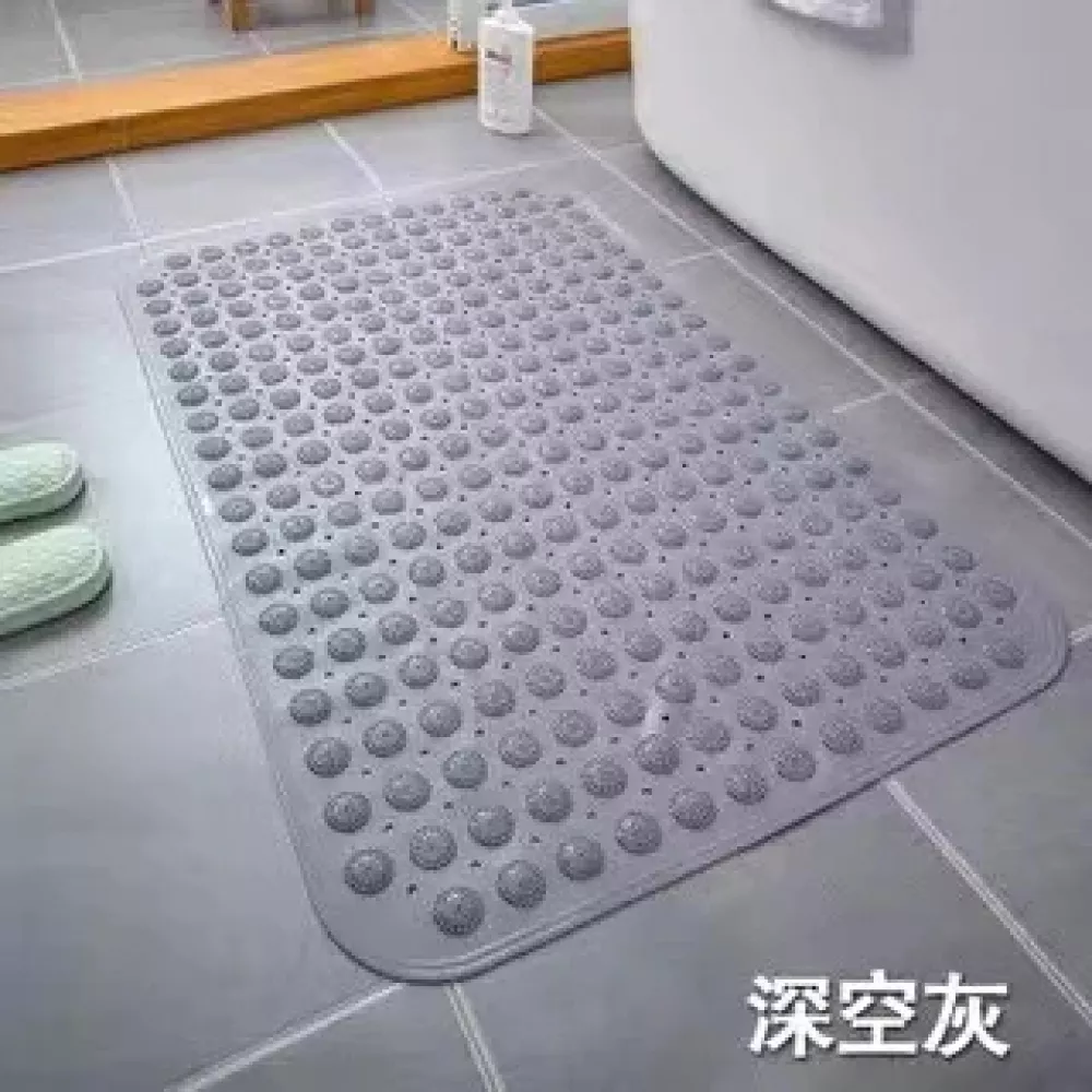 Silicone Bathroom Mats Non-slip and Skid-resistant with Soft Massage with Drain Holes