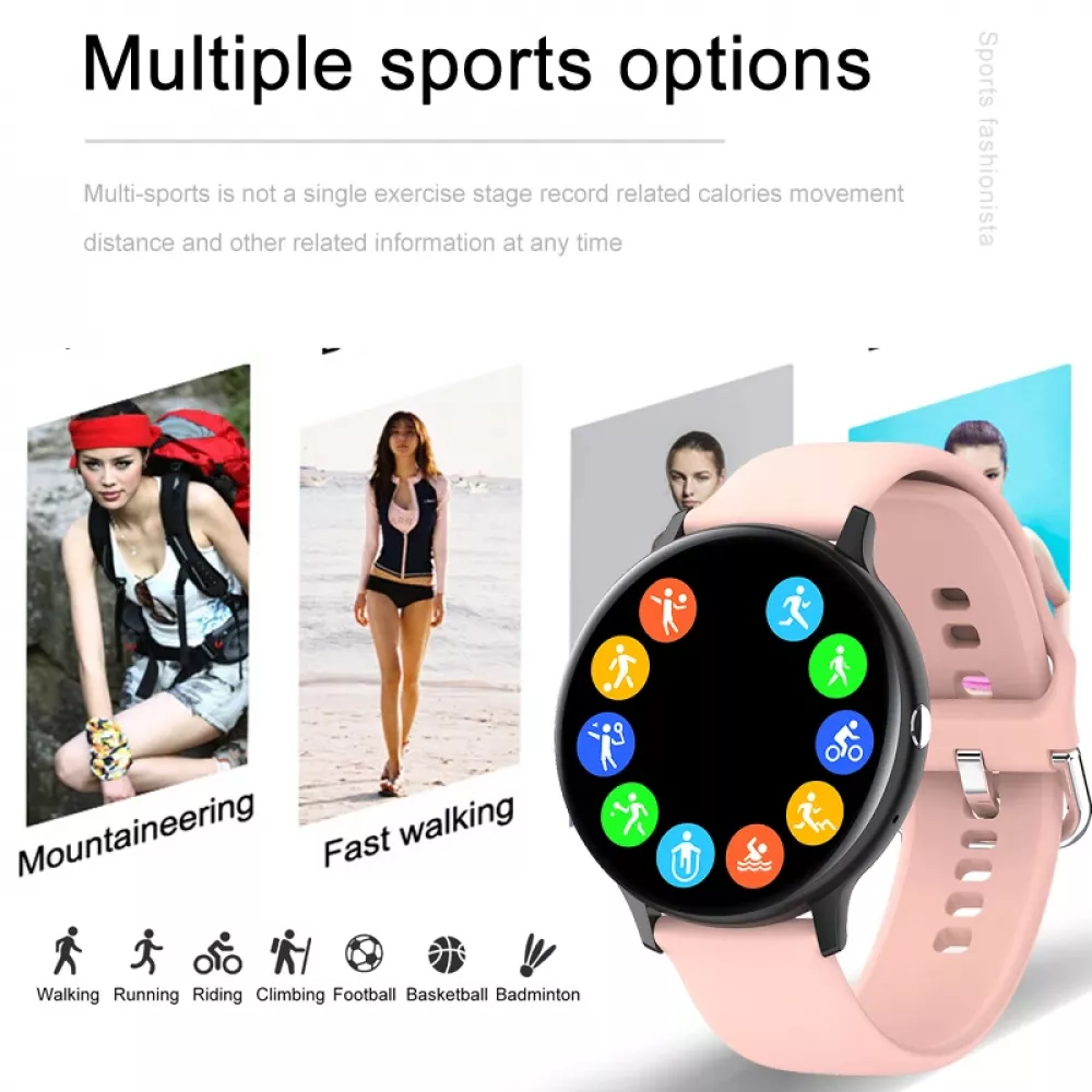 Smart Watch Women/men Waterproof with Bluetooth Call and Music Player for Sports, Health and Fitness 