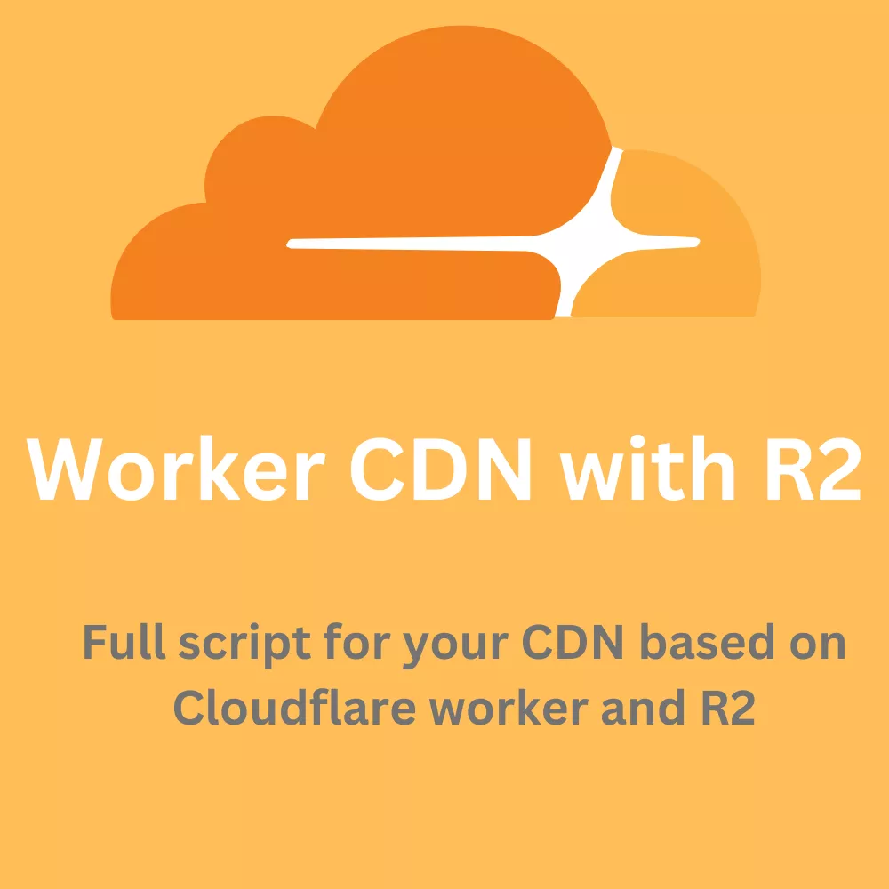 CDN based on cloudflare worker and R2, hosted on cloudflare worker
