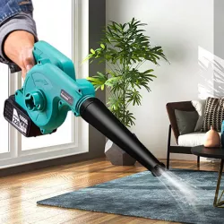 Portable Cordless Leaf Blower for Cleaning Dust, Leaf, Snow and Garage Dusting