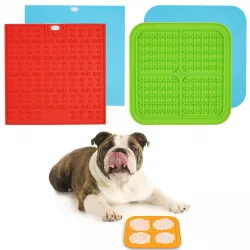 Pet Silicone Lick Mat Feeder with Strong Suction Cups