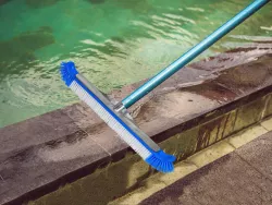Pool Brush with Head Aluminium for Swimming pool Cleaning Floor and Wall 